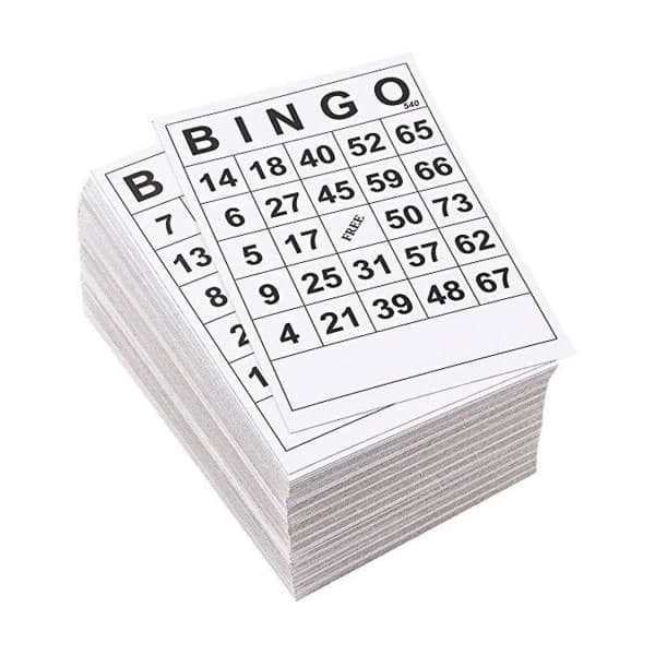 Klassinen bingo 0-75 Hauska perheen korttipeli