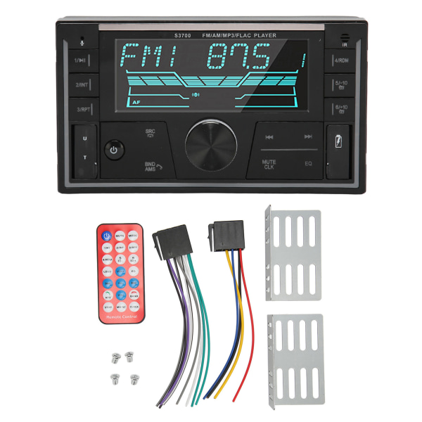 Bilstereo Bluetooth handsfree samtal Bilstereospelare Radiomottagare med positionering av fordonssökning