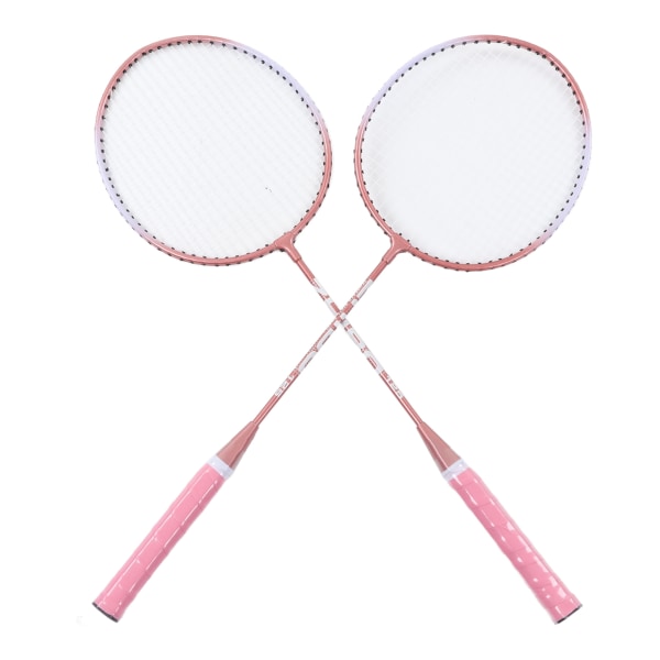 Badmintonracketer Rosa Profesjonelle Separate jernlegering Badmintonracketer for nybegynnere Studentopplæring