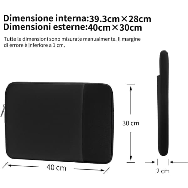 15,6 tums laptopfodral, Vencase Laptopväska för Notebook Com