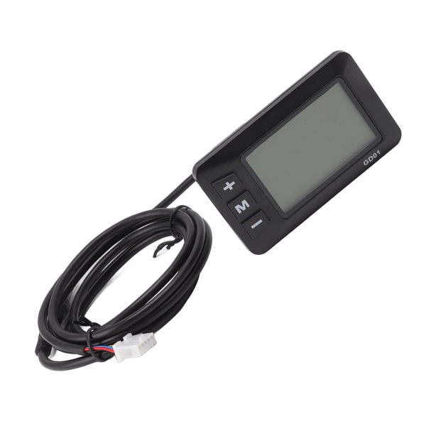 24V 36V 48V elsykkel LCD GD01 skjermpanel Sykkelmodifikasjonstilbehør med vanntett kobling