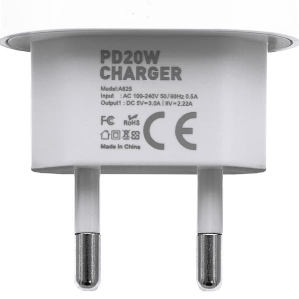 2-Pack - Laddare för iPhone Adapter+Kabel 20W USB-C Snabbladdare—pa