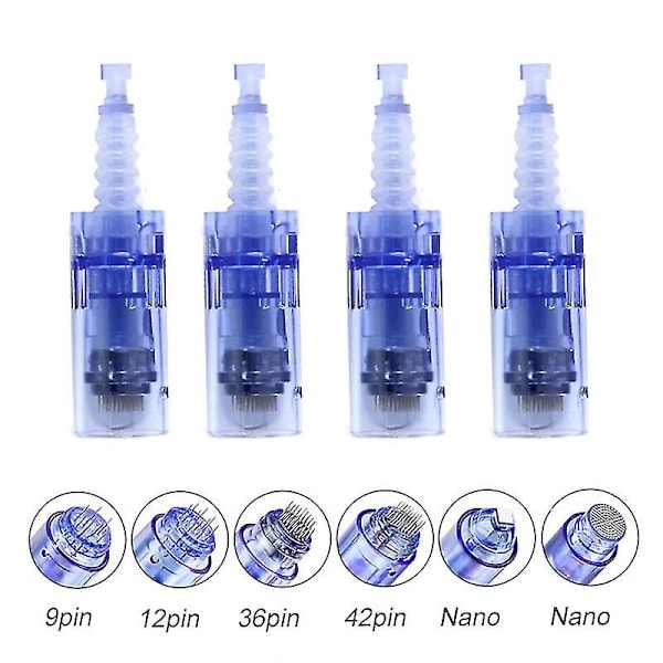 10/50 st Derma Pen nål A6 Microneedling patronnål Derma Pen tatueringspatronnålar för Dr Pen A6 round nano 10pcs_paris round nano 10pcs