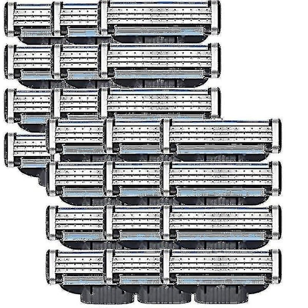 Paris_Mach 3 Barberblad Refill 24-pakning, Barberblad for Menn