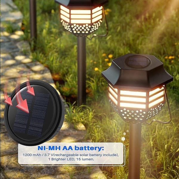 Large Solar Light Replacement Top for Outdoor Hanging Lanterns: More Powerful, More Energy Efficient