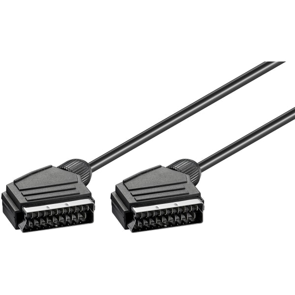 Scart-liitäntäkaapeli, nikkelöity, ø mm