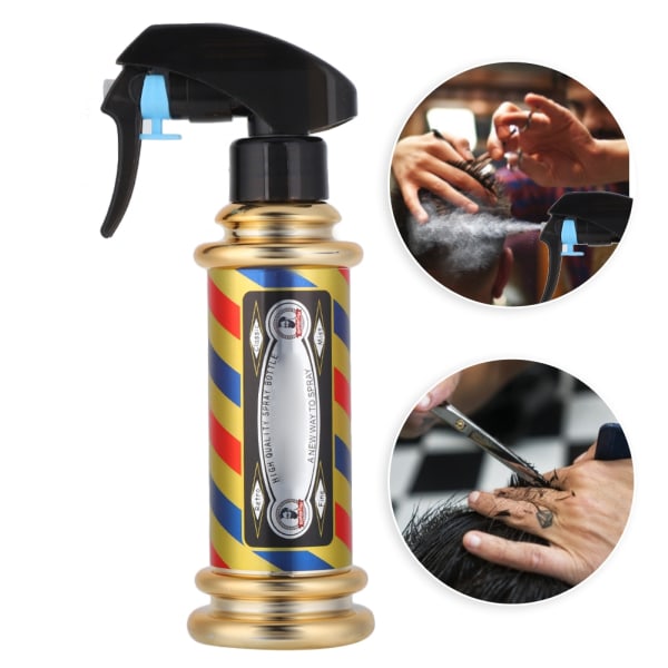 Frisørsprayflaske Salon Barber Hair Tools Vintage vannsprøyte (200 ml)