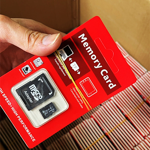 Minneskort 1TB Hög Hastighet MicroSD-kort Full HD Video TF-kort Extern Lagring för Surfplatta/PC/Smartphone/Kamera/Bilstereo och Drönare