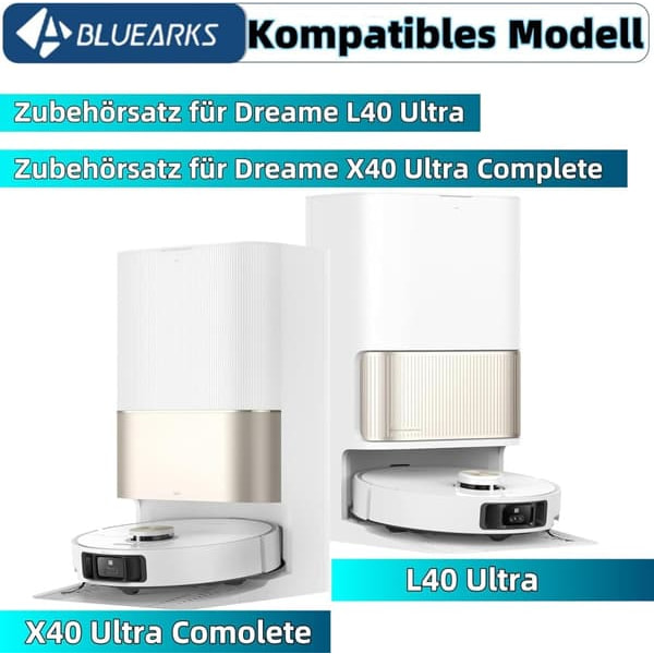 Tillbehör för Dreame X40 Ultra/L40 Ultra Robotdammsugare 0—pa