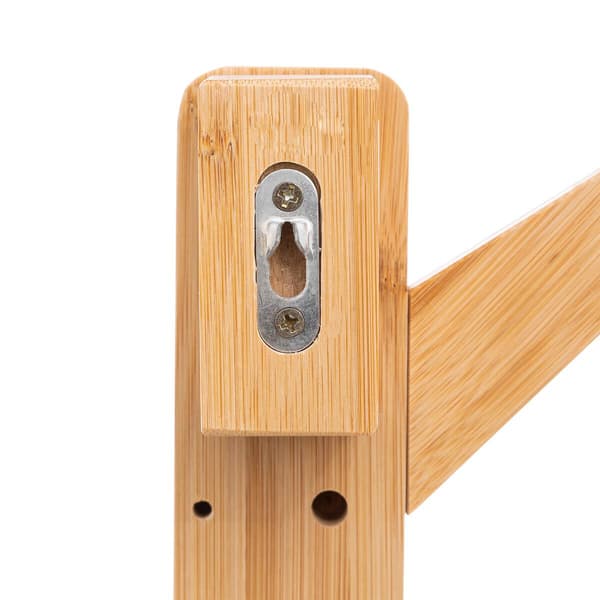 Seinään kiinnitettävä vaaterekki, bambu - 78 cm