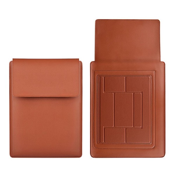 Laptopveske Etui For Macbook HP Dell Lenovo Huawei BRUN Brun 15-15.6 tommer Brown 15-15.6 inch