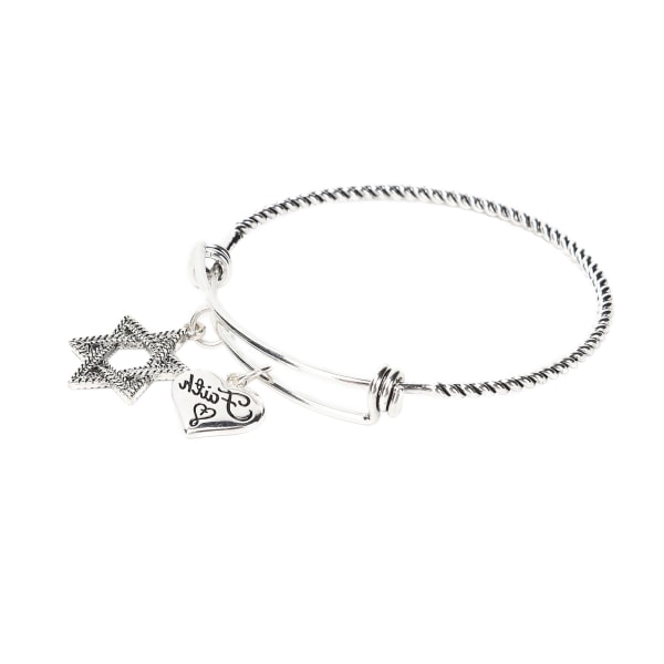 Armband armband dekoration legering berlock armband smycken med Star Heart Shape hänge