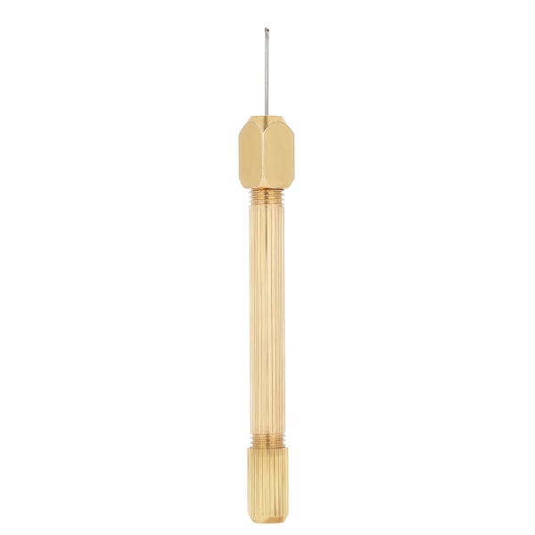 Stålventilerende nålekobberholder til fremstilling af blondeparykker (0,6 mm nåleholder)