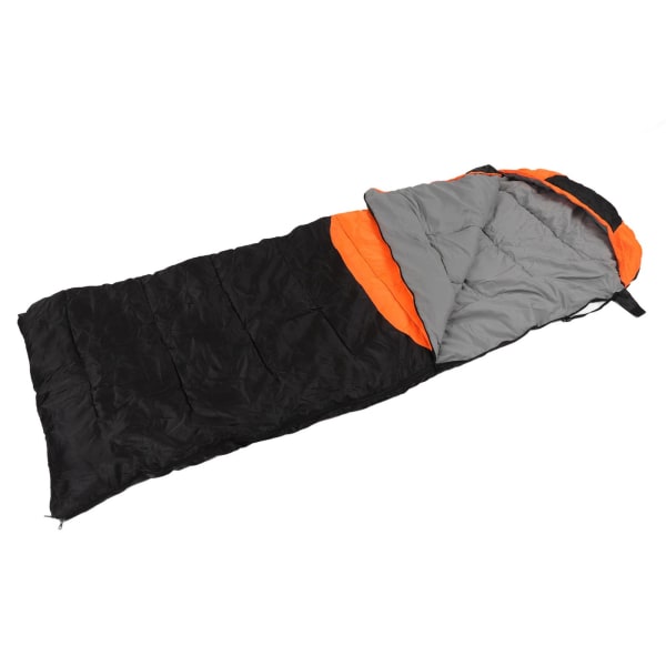 Elektrisk oppvarming Sovepose Dun bomull Enkel USB Oppvarmet termisk sovepose Kicksikker for utendørs camping Orange