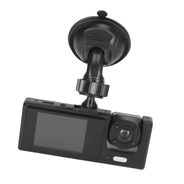 3-lins Dash-kamera Bilkörningsinspelare med IR Night Vision Loop-inspelning G-sensor Nödbesparing