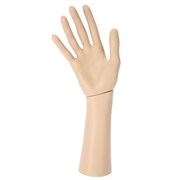 Høy Simulert PVC Hånd Modell Mannequin Hånd Ring Armbånd Smykker Vis Falske Hånd Modell