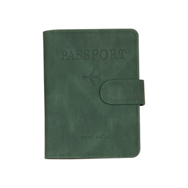RFID Passhållare Passväska MÖRKGRÖN mörkgrön dark green