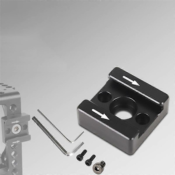 1 Set 1/4 Gänga Kall Blixtskofäste Adapter för DSLR Kamerabur Rig /Blixt /LED-ljus /Mikrofon.pa