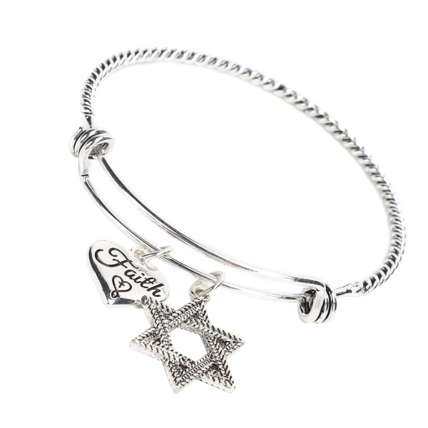 Armband armband dekoration legering berlock armband smycken med Star Heart Shape hänge