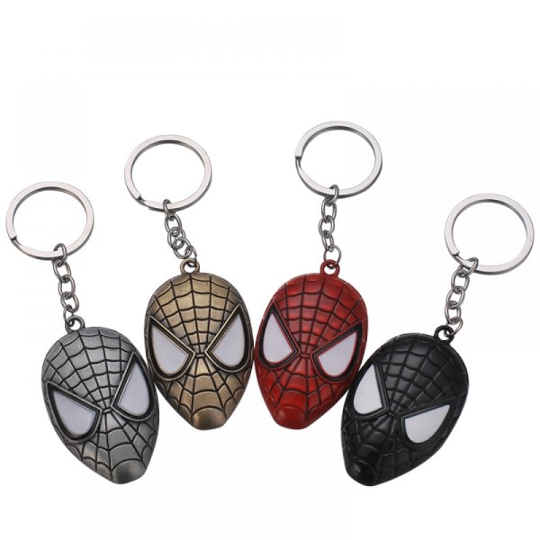 Super Spider Mask Nyckelringar Tillbehör Pendel Biltillbehör Små oplægsholder