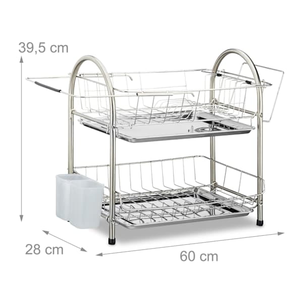 Astiankuivausteline 2 tasoa