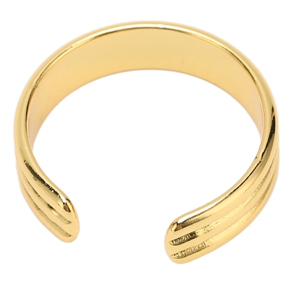 Preget gullfarge magnetisk helbredende ring Unisex justerbar åpningsledd avlastning magnetisk ring