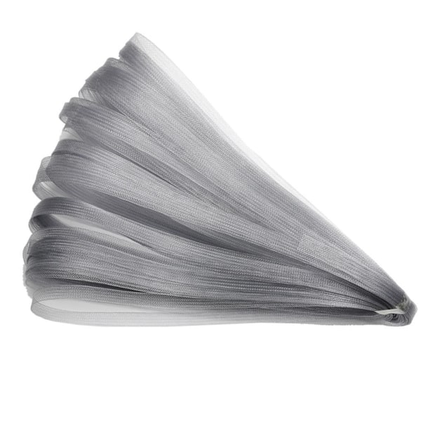 1/2/3/5 Crinoline Hästhårsfläta DIY-hantverk för Hattar Ljusblå Grå Light Blue Grey 1Set