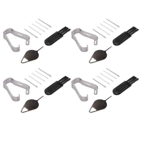 4 sæt til Tab S8 Stylus-penspidser Holdbar ABS Nem installation til S8 Plus-udskiftningsspidser med stifter Pincetbørster