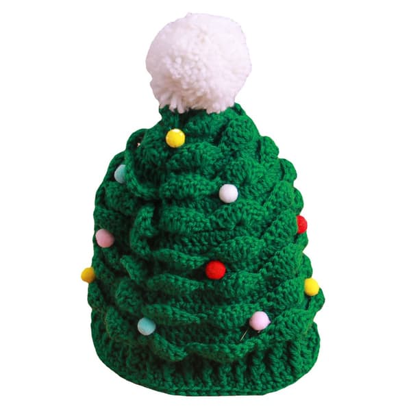 Stickad julgransmössa Färgglad julmössa BARN BARN Barn Barn