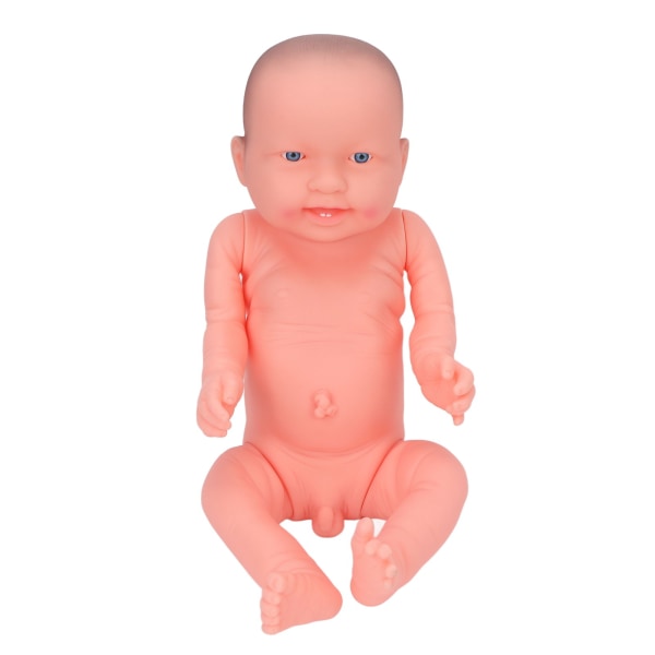 Blød babydukke Nyfødt babydreng Blød Anatomisk korrekt Højsimulering Bred anvendelse Sygepleje Undervisningsdukke Baby