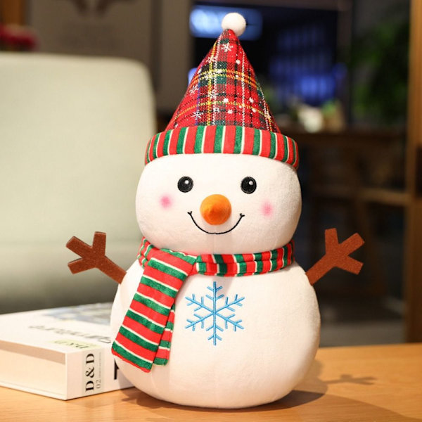Jultomtedocka Älg Mormor Plyschleksaker SCARF SNOWMAN-SCARF