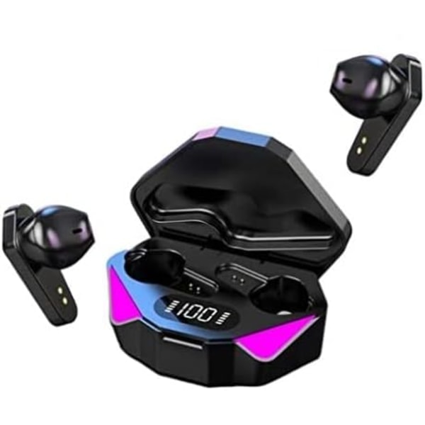 Paris_X15 Elite HD Hodetelefoner Beste Trådløse Ørepropper med HiFi HD Lyd BT5.0 Spill Sport Hodetelefoner med Ladeetui