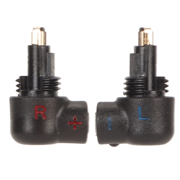 for EXK hann til 0,78 mm hunn 2-pins kabeladapter for EXK MDR7550 EX600 EX800 EX1000 koblet til 0,78 2 pins adapter svart