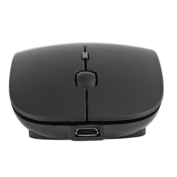 Trådløs mus Bluetooth 5.0 Stillegående Oppladbar Stabil Bærbar Trådløs Datamus Svart