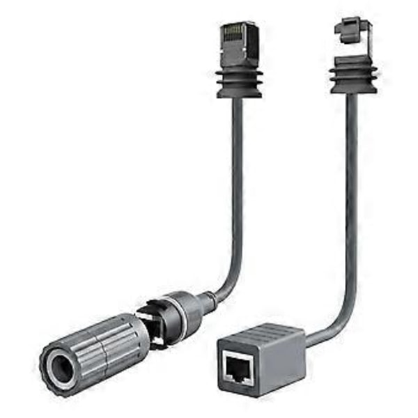 2 stk. Starlink Gen3 V3 Rektangulær Satellitt Ethernet Kabel Adapter 1000Mbps RJ45 Konverter