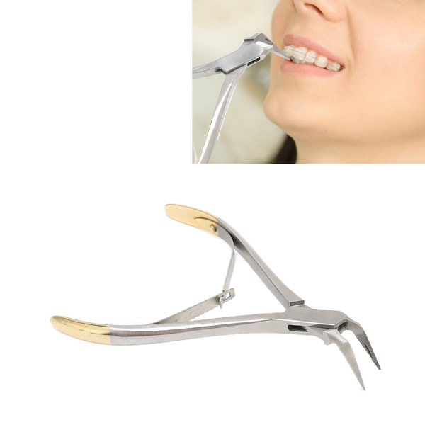 Ammattimainen hampaidenpoistopihdit jäännöshammasjuuren fragmenttien poistoinstrumentti90°