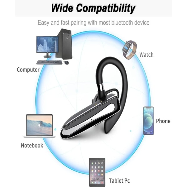 Bluetooth-headset med mikrofon, handsfree