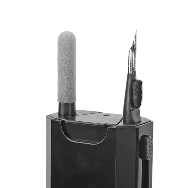 8-in-1 Cleaning Brush for Phone Multifunctional Cleaning Brush for Computer Keyboard Headset Laptop Camera Lens Black