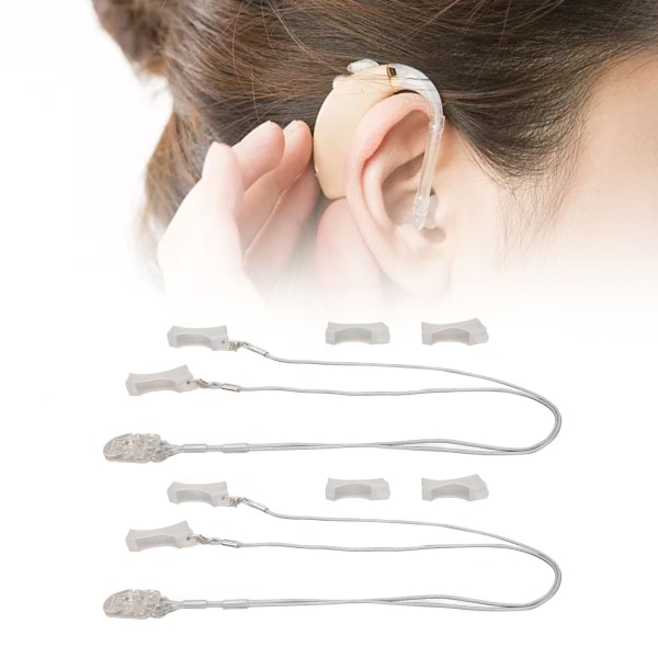 2 paria kuulovahvistinpidike Binauraalinen kannettava kuulovahvistinnauha lapsille aikuisille