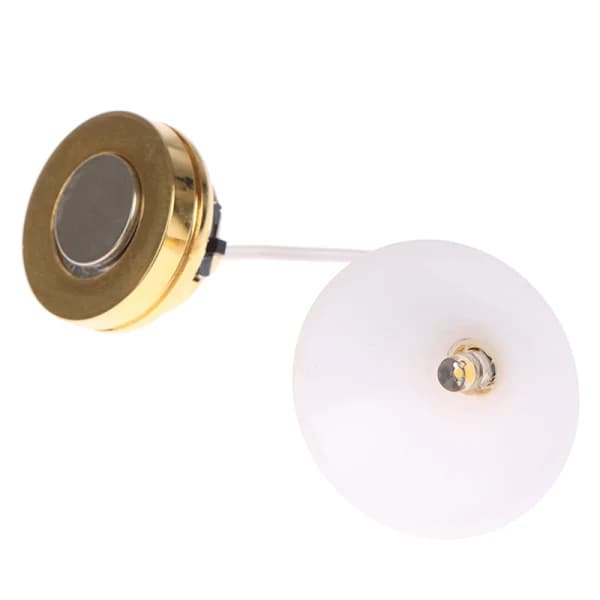 Dollhouse Miniature Chandelier Ceiling Lamp LED Light Wall Light