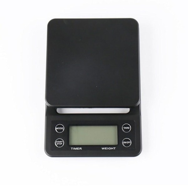 Digital Våg / Köksvåg - 0.1g-5kg Svart