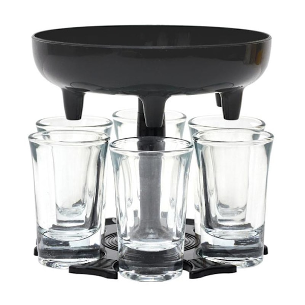 Dispenser med 6 Shotglas