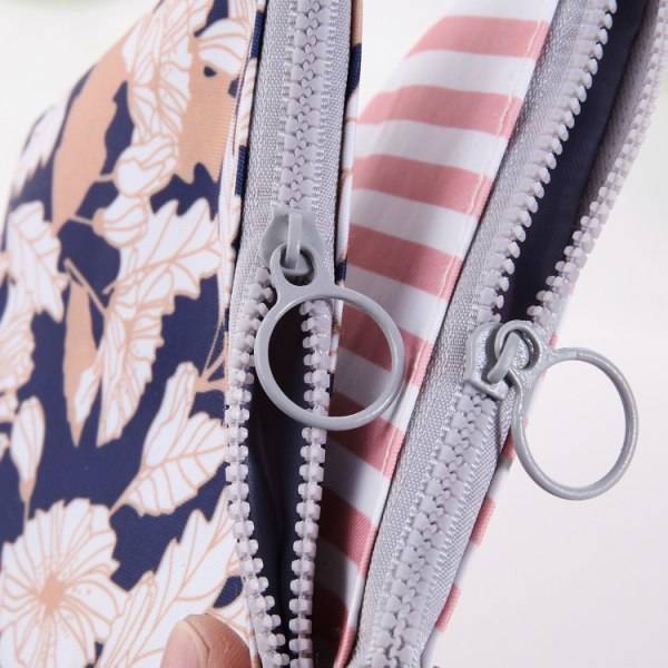 4 stk. Menstruationsbind Opbevaringstaske Organizer Lynlås Pouch Bag—PA
