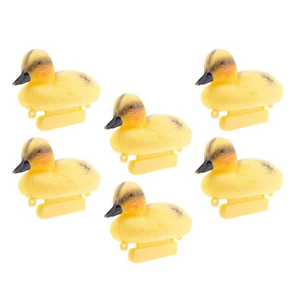 6x Livsstora Flytande Änder Gräsand Jaktfågel Lockbete Damm Floder Dekor