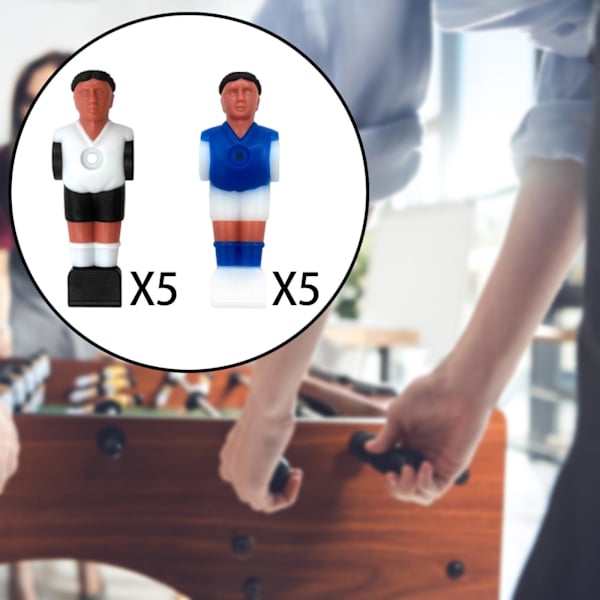 10x Fodboldspillere Mænd Fodbold Bord Fodbold Mænd Fodbold