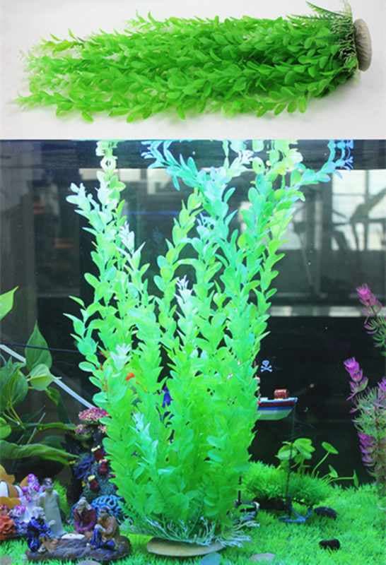 Akvariekunstige planter, store akvarieplanter Plastfisk