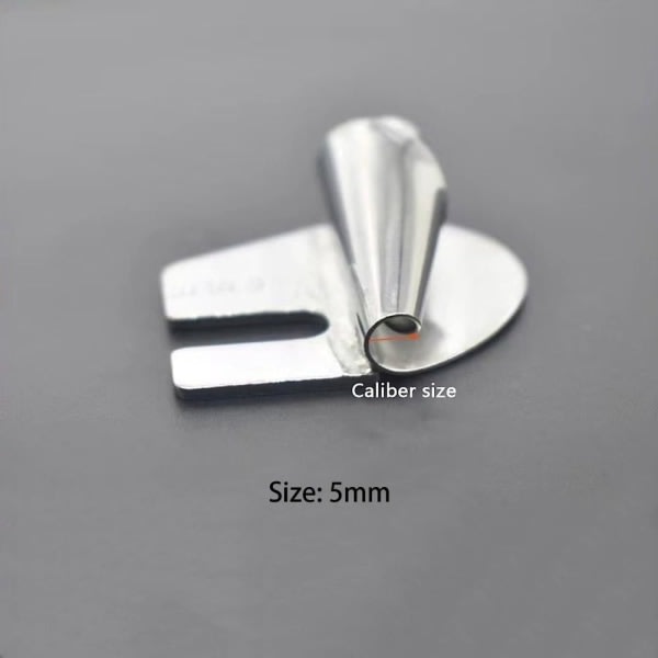 2STK Syrullefod Symaskinetrykfod 5MM 5mm 5mm