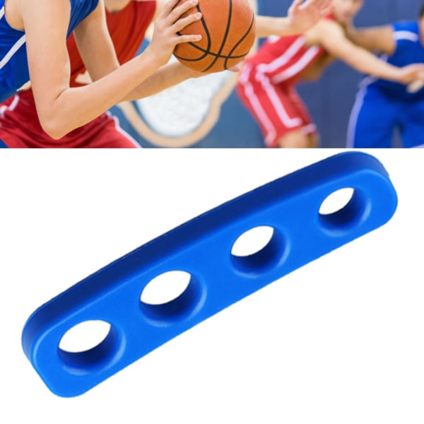 Basketball skydetræner Hjælp teenager til begyndere Forbedr stabiliteten Fleksibel silikoneboldfinger skydetræner Blå M (7,8-8,5 cm/3,07-3,35 tommer)