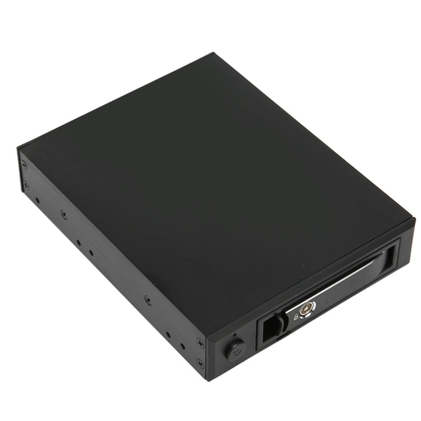 2,5 tommer SATA HDD-kabinet 6 Gbps aluminiumslegering mekanisk låsefunktion SSD-kabinet med LED-indikator til computer