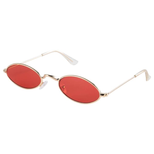 Vintage stil ovale solbriller Clear Lens Eyewear Solbriller for FemaleRed